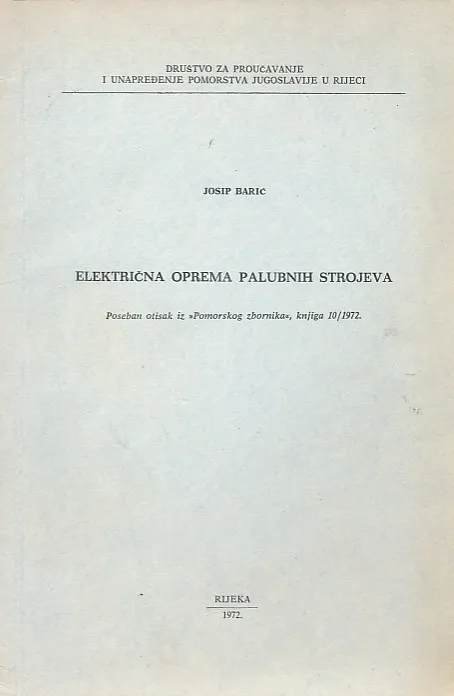 Električna oprema palubnih strojeva