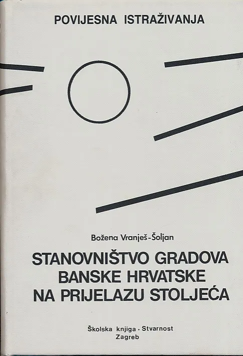 Stanovništvo gradova banske Hrvatske na prijelazu stoljeća
