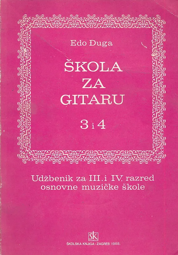 Škola za gitaru 3 i 4