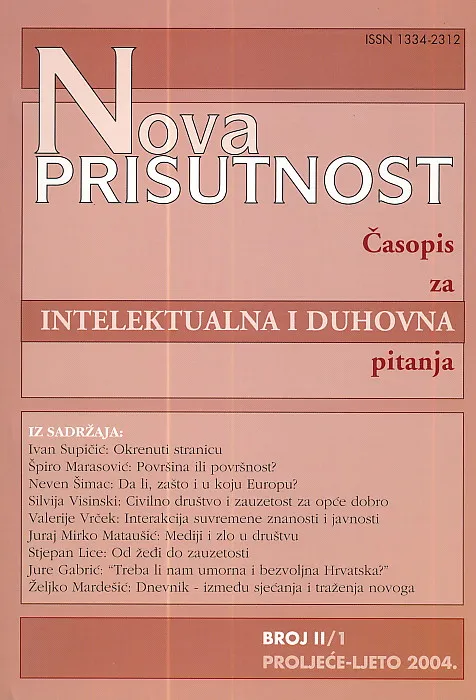 Nova prisutnost II/1-2004