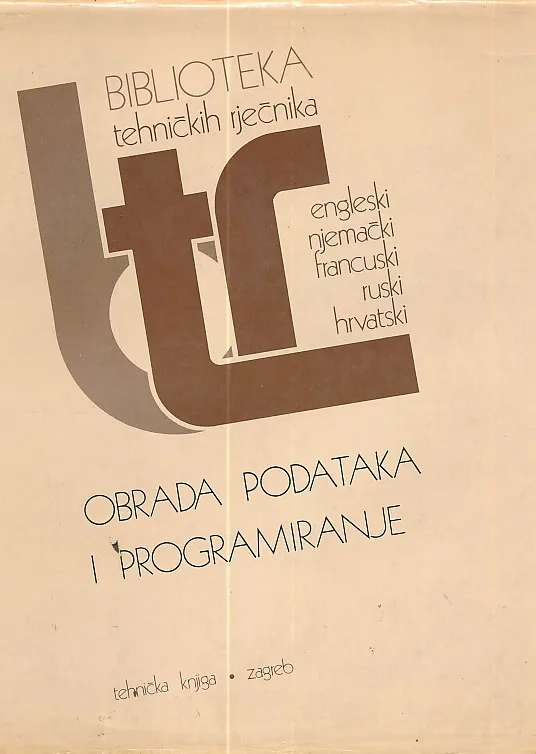 Obrada podataka i programiranje - rječnik engleski, njemački, francuski, ruski