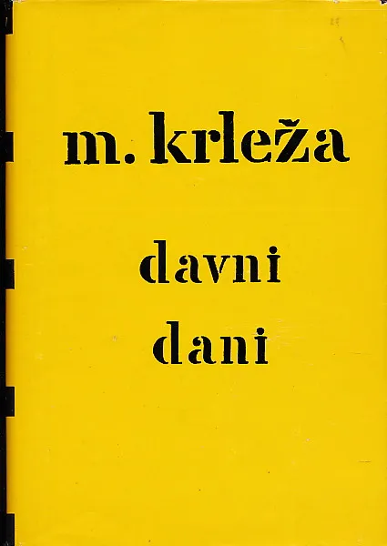 Davni dani : zapisi 1914 - 1921