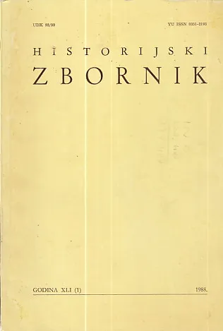Historijski zbornik, 1/1988