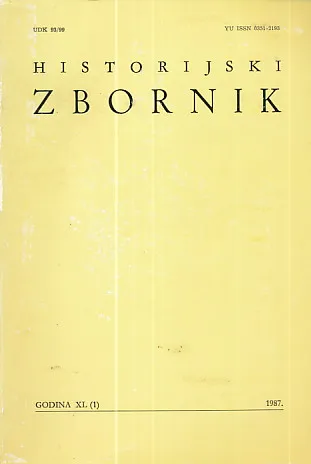Historijski zbornik, 1/1987