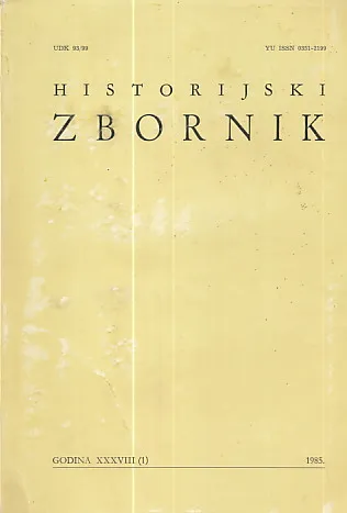 Historijski zbornik, 1/1985