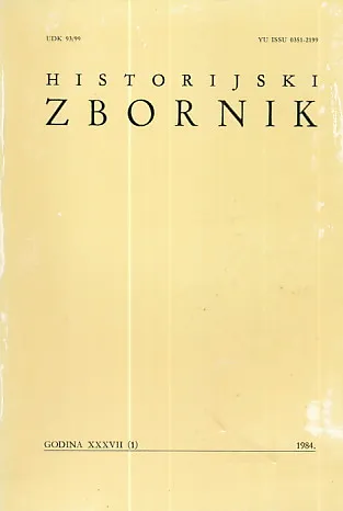 Historijski zbornik, 1/1984