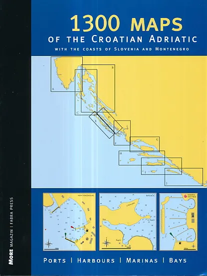 1300 Maps of the Croatian Adriatic