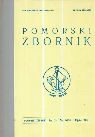 Pomorski zbornik, knjiga 23/1985