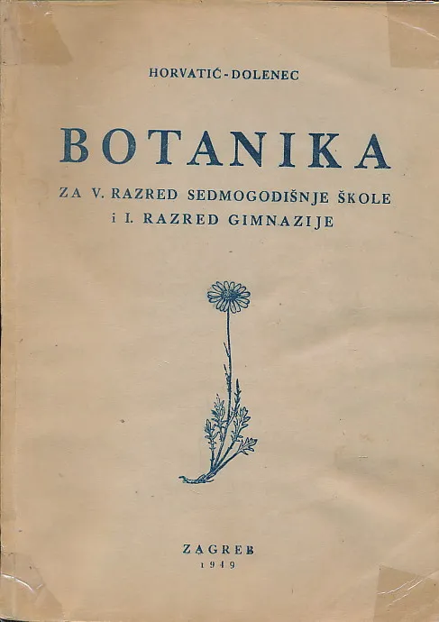 Botanika za V. razred sedmogodišnje škole i I. razred gimnazije