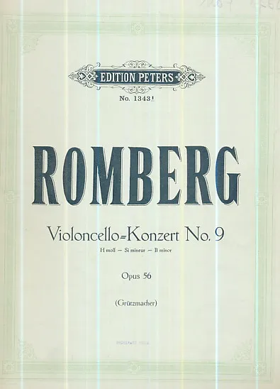 Romberg - Violoncello Konzert No. 9 - Opus 56