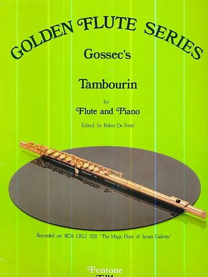Gossec s Tambourin for Flute and Piano