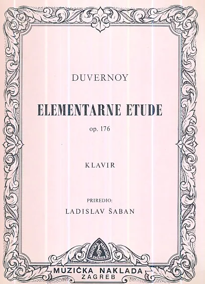 Duvernoy - Elementarne etude op. 176 - Klavir