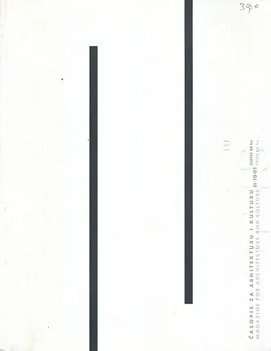 Oris, časopis za arhitekturu i kulturu, br. 10/2001