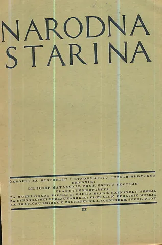 Narodna starina, 22/1930