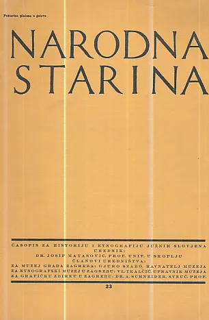 Narodna starina, 23/1930