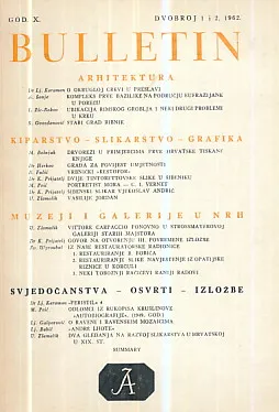 Bulletin JAZU 1-2/1962