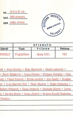 Osvojena područja, volumen 1