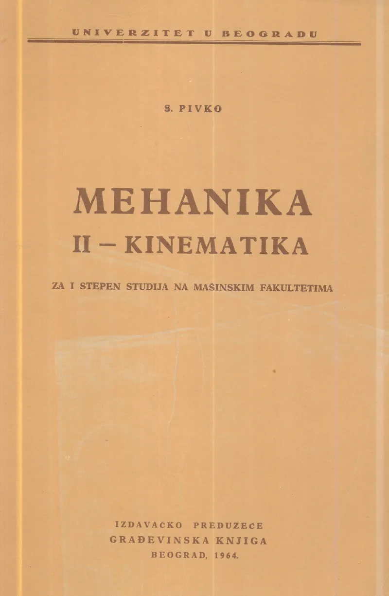 Mehanika II - Kinematika