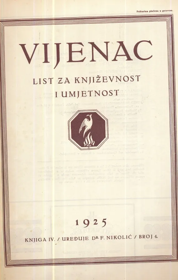 Vijenac br. 4/1925