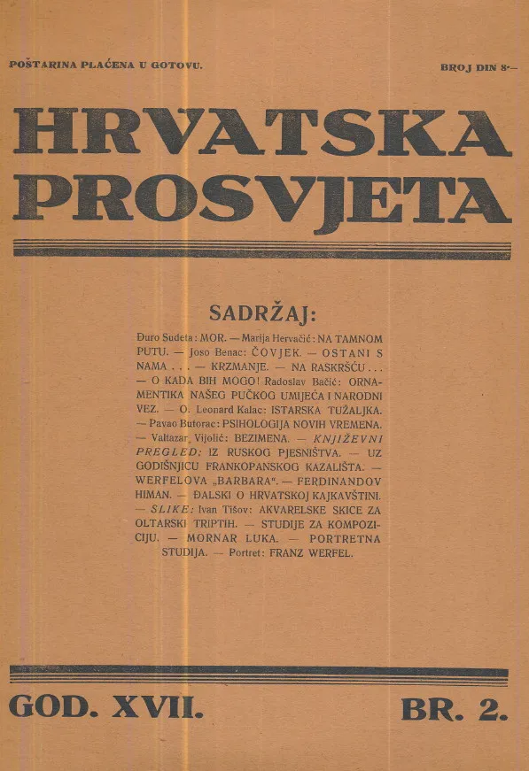 Hrvatska prosvjeta br. 2/1930