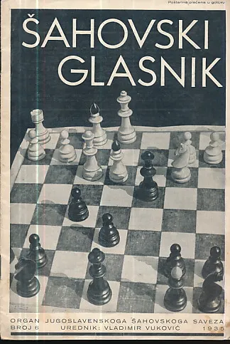 Šahovski glasnik br. 6/1935