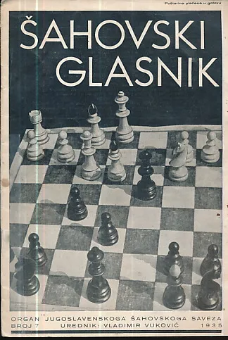 Šahovski glasnik br. 7/1935