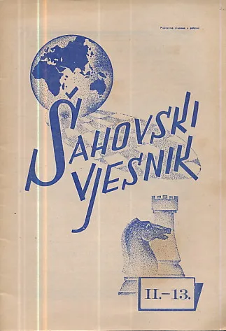 Šahovski vjesnik br. 13/1948