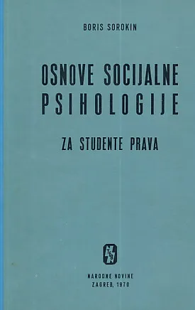 Osnove socijalne psihologije za studente prava