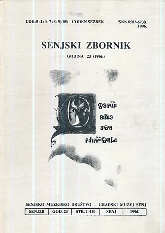 Senjski zbornik XXIII - 1996.