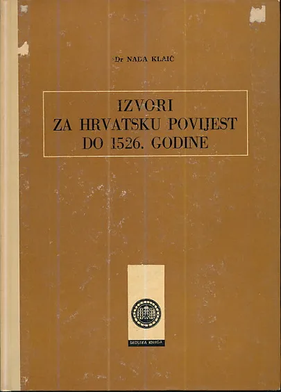 Izvori za hrvatsku povijest do 1526. godine