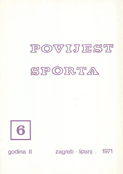 Povijest sporta 6 (godina II)