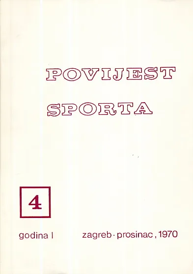 Povijest sporta 4 (godina I)