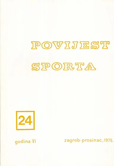 Povijest sporta 24 (godina VI)