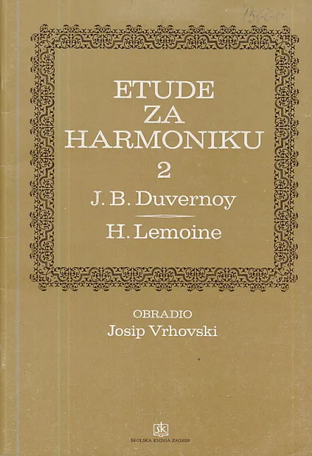 Etude za harmoniku 2 : s posebnom pažnjom na razvoj lijeve ruke