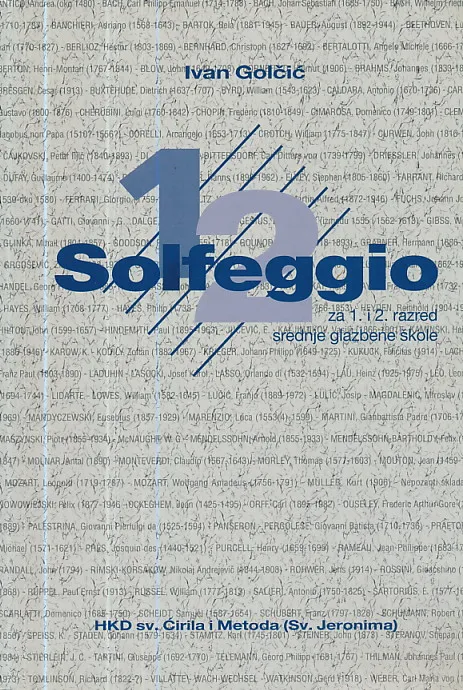 Solfeggio za 1. i 2. razred srednje glazbene škole