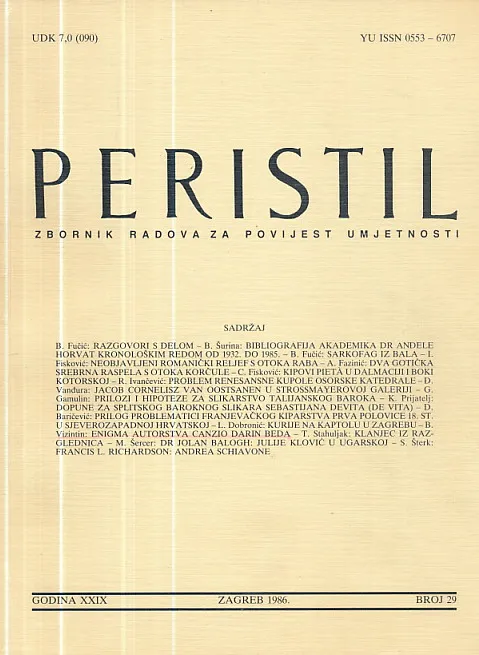 Peristil 29/1986