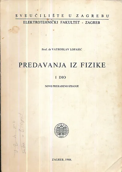 Predavanja iz fizike I dio