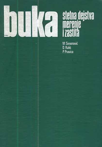 Buka : štetna dejstva, merenje i zaštita