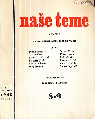 Naše teme 8-9/1965