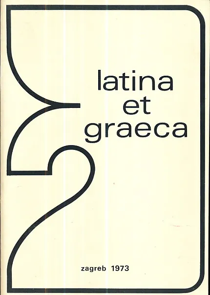Latina et graeca, br. 2/1973