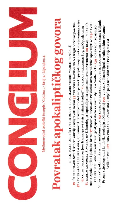 Concilium 3/2014: Povratak apokaliptičkog govora