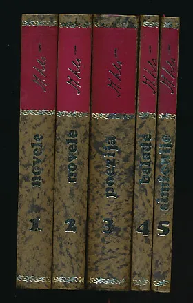 Novele; Poezija; Balade; Simfonije 1-5