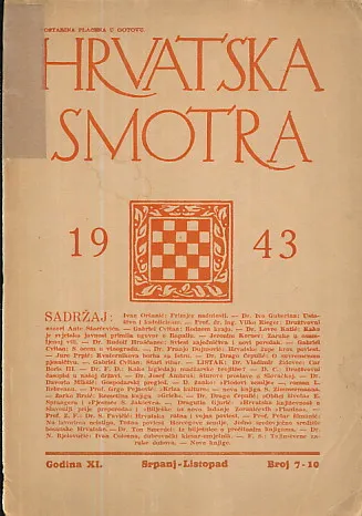 Hrvatska smotra, br. 7-10/1943