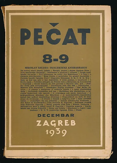 Pečat, br. 8-9/1939