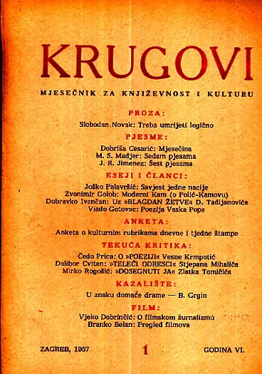 Krugovi, br. 1/1957