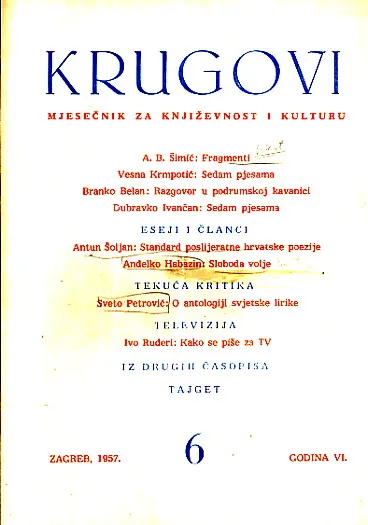 Krugovi, br. 6/1957