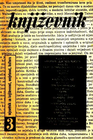 Književnik, br. 3/1959