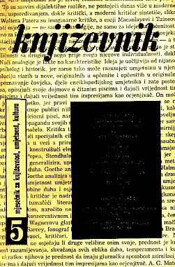 Književnik, br. 5/1959
