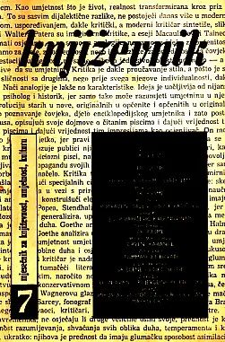 Književnik, br. 7/1960