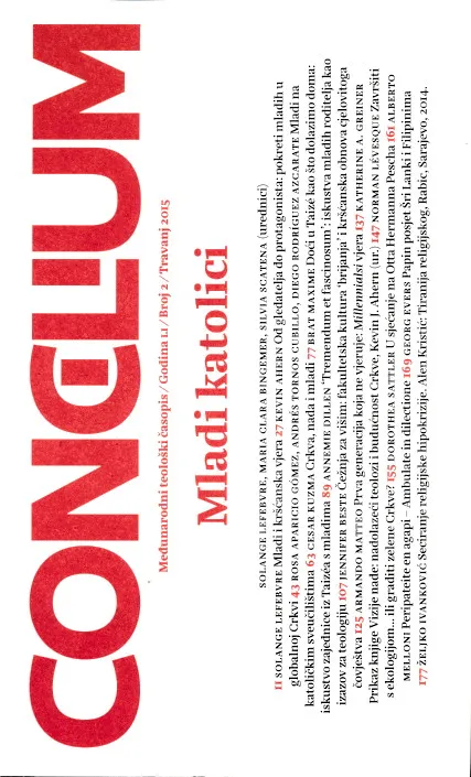 Concilium 2/2015 - Mladi katolici